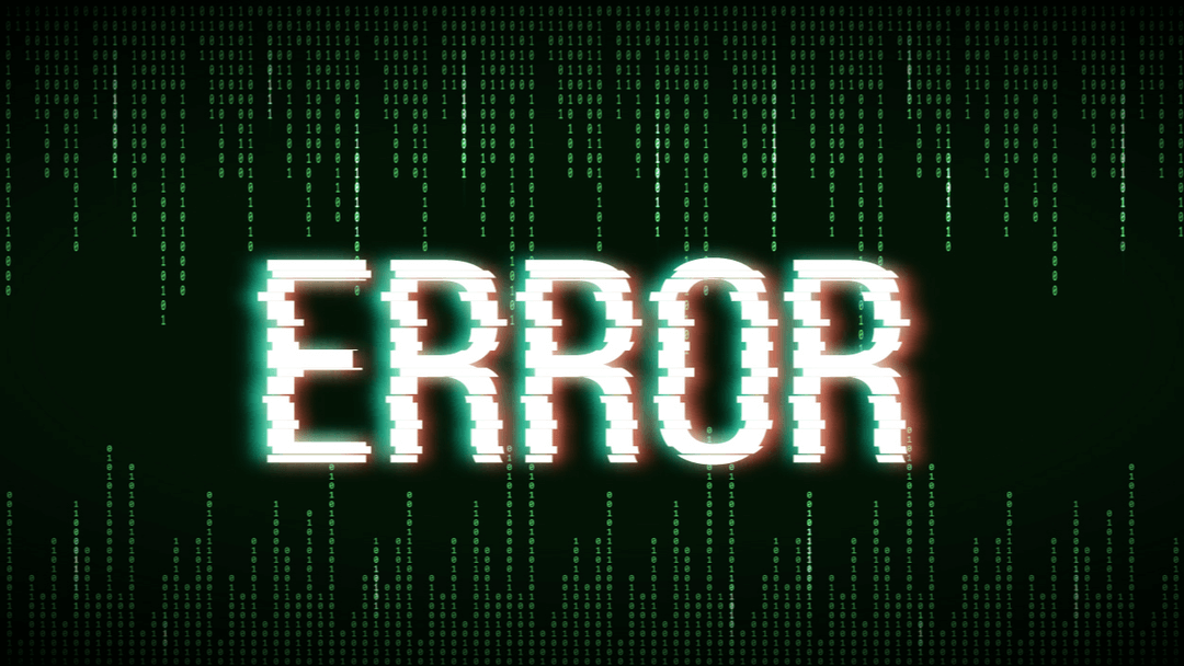 What is error 0x0 0x0?